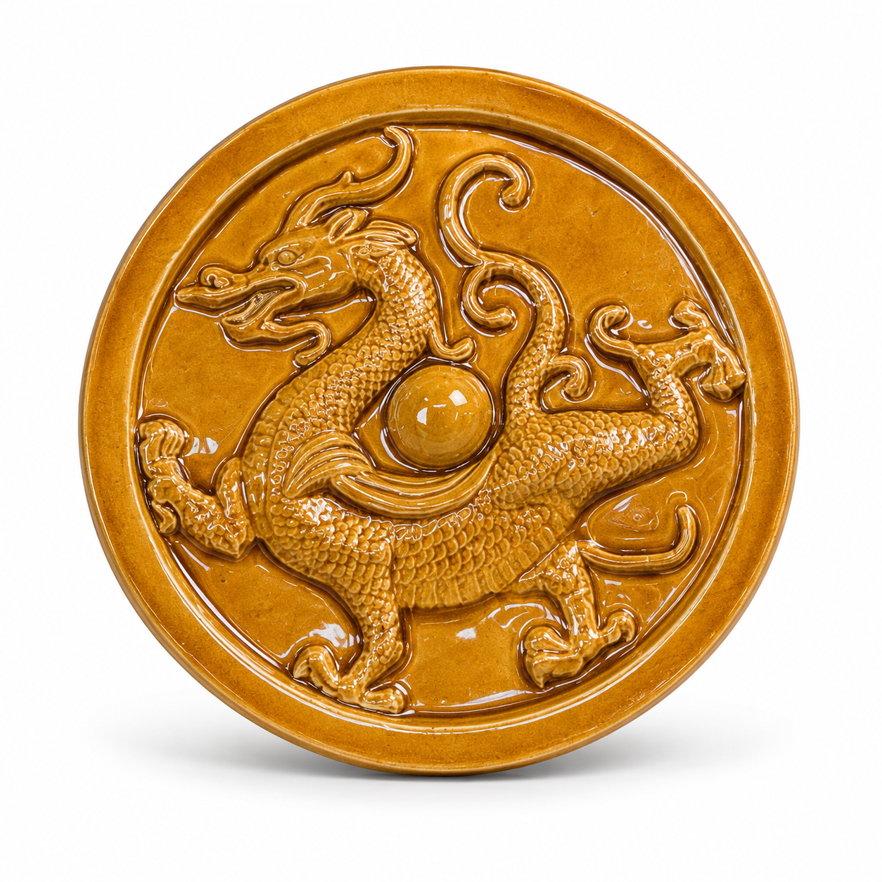 "Sacred Beast of the East" Azure Dragon Plate