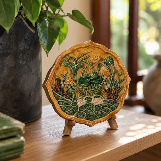 "The Lotus Pond" Vase