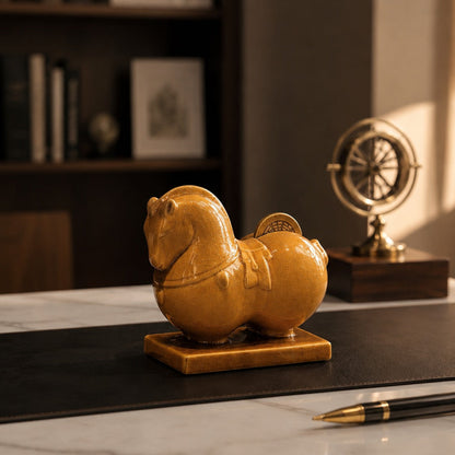“Ma Shang You Qian” Horse Display Piece Limited Edition