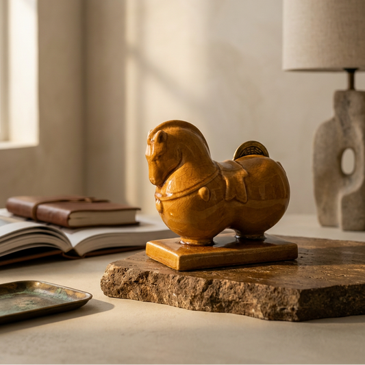“Ma Shang You Qian” Horse Display Piece Limited Edition