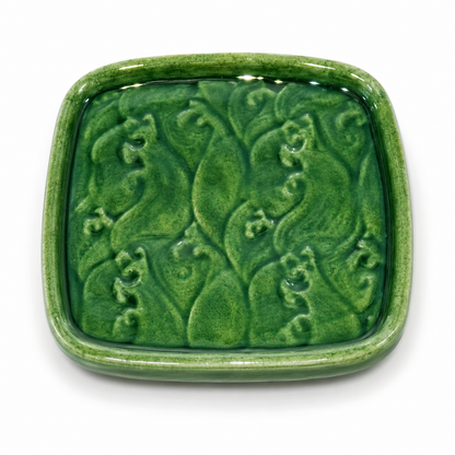 Wave Pattern Liuli Ceramics Decorative Coaster