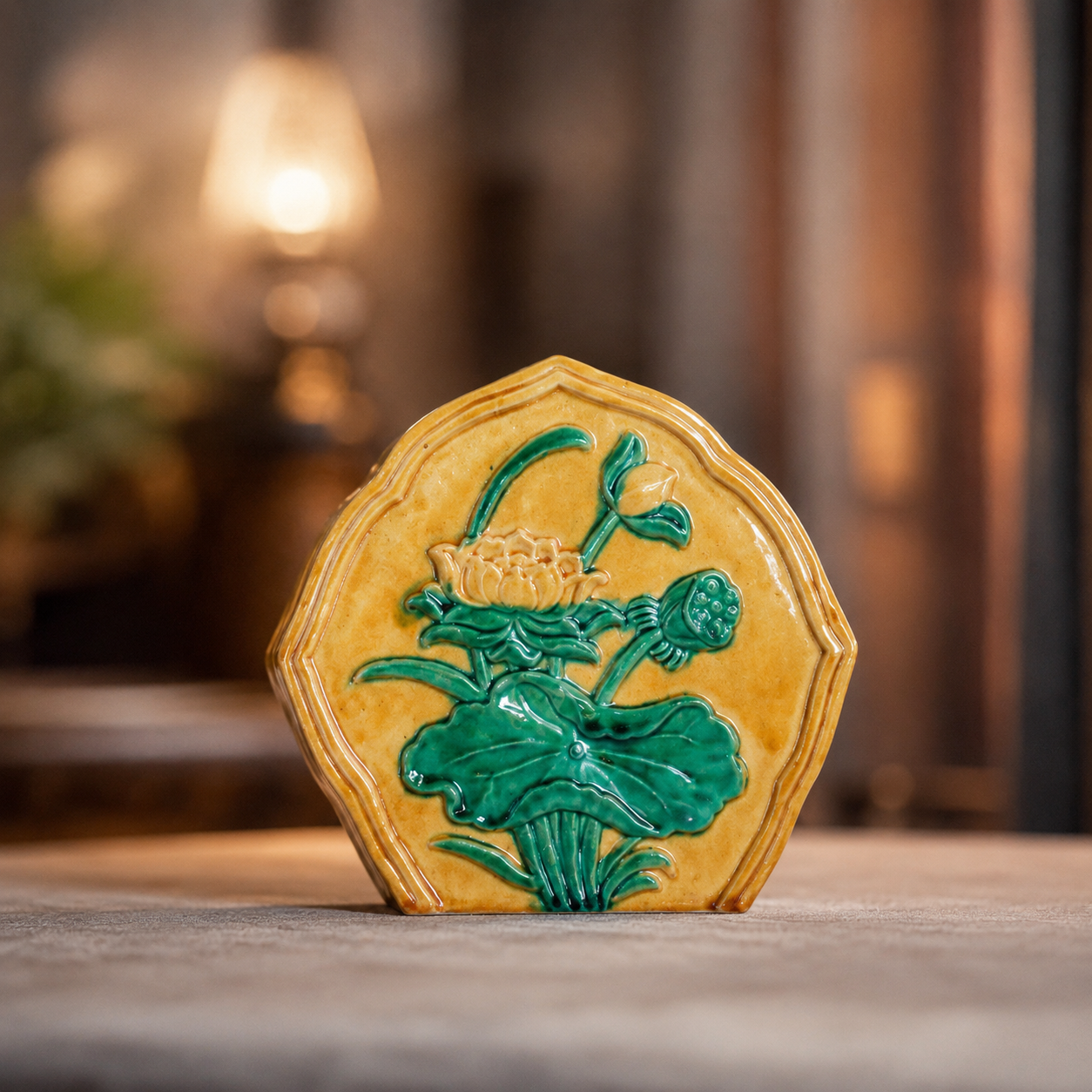 "The Golden Lotus" Vase