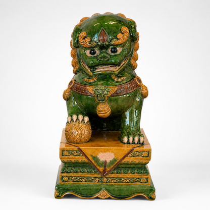 "Guardians of Fortune" Lion Display Piece