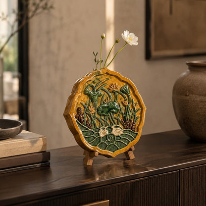 "The Lotus Pond" Vase